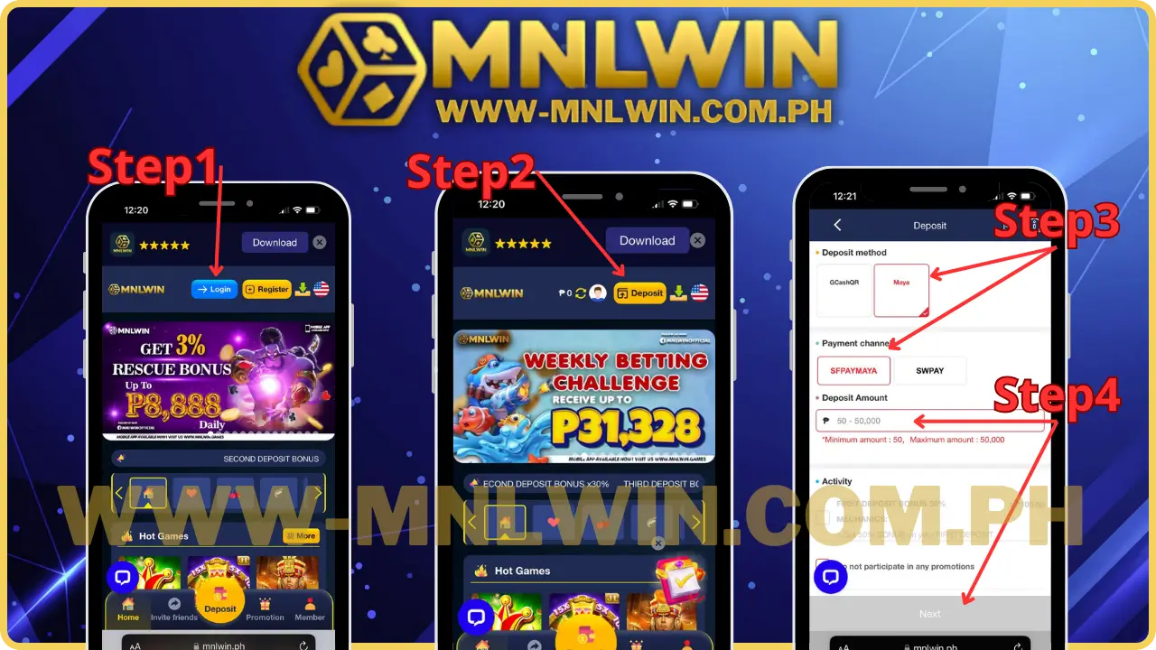 MNLWIN- Deposit PayMaya with SFPayMaya