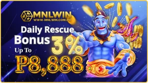 MNLWIN Promotions: Daily Rescue Bonus Up to P8888